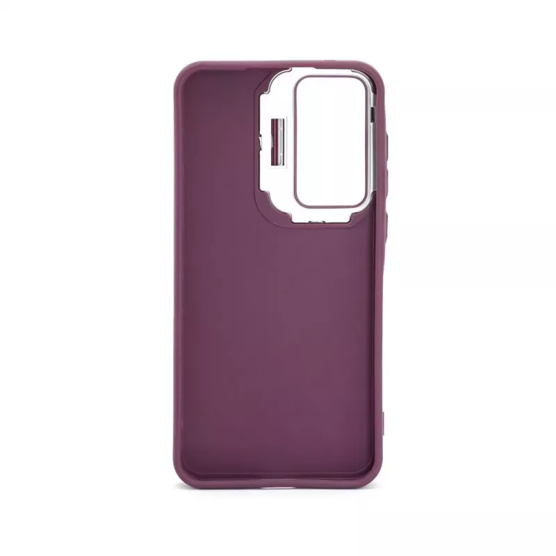 iLike Samsung Galaxy A15 Hybrid Case mit Kameraständer Pflaume