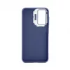 iLike Samsung Galaxy A35 Hybrid Case mit Kameraständer Blau