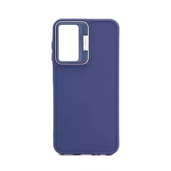 iLike Samsung Galaxy A35 Hybrid Case mit Kameraständer Blau