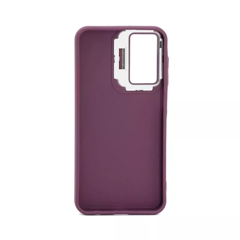 iLike Samsung Galaxy A35 Hybrid Case mit Kameraständer Pflaume