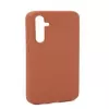 Evelatus Samsung Galaxy A54 Premium Soft Touch Silicone Case Saddle Brown