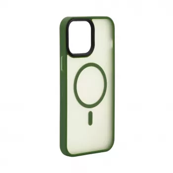 Evelatus Apple iPhone 13 Pro Max Hybrid Case mit MagSafe PC+TPU Grün