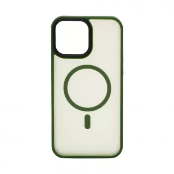Evelatus Apple iPhone 13 Pro Max Hybrid Case mit MagSafe PC+TPU Grün