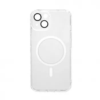 Evelatus Apple iPhone 14 Clear Case mit MagSafe und Kameraschutz Transparent