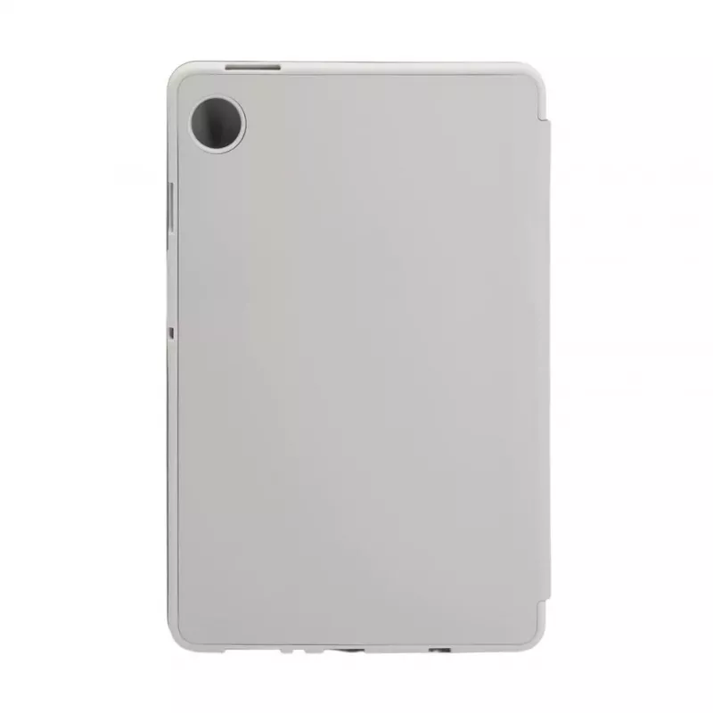 Evelatus Galaxy Tab A9 Tablet-Hülle mit Imitat-Mikrofaser-Innenseite Silber