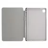 Evelatus Galaxy Tab A9 Tablet-Hülle mit Imitat-Mikrofaser-Innenseite Silber