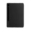 Evelatus Galaxy Tab S9 Tablet Case mit Imitat-Mikrofaser-Innenleben Schwarz