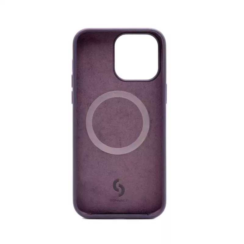 Connect Apple iPhone 14 Pro Max Premium MagSafe Soft Touch Silicone Case New Function Lila