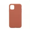Connect Apple iPhone 11 Premium MagSafe Soft Touch Silicone Case New Function Saddle Brown