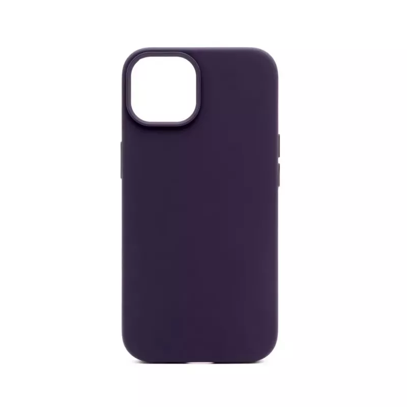 Connect Apple iPhone 14 Premium MagSafe Soft Touch Silicone Case New Function Purple