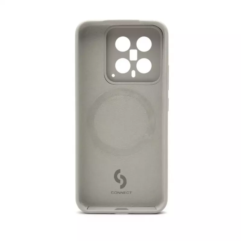 Connect Xiaomi 14 Premium Quality Magnetic Soft Touch Silicone Case Grey