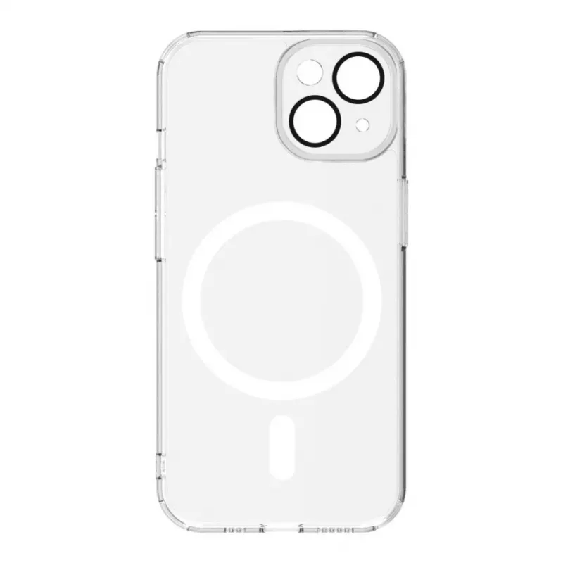 Connect Apple iPhone 14 Clear Case mit Magnet und Kameraschutz Transparent