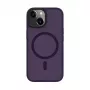 Connect Apple iPhone 14 Hybrid Case mit magnetischem PC+TPU Tiefes Lila
