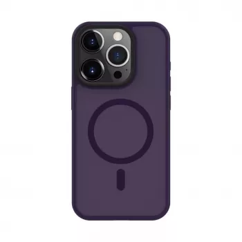 Connect Apple iPhone 14 Pro Max Hybrid Case mit Magnet, PC+TPU, Tiefes Lila