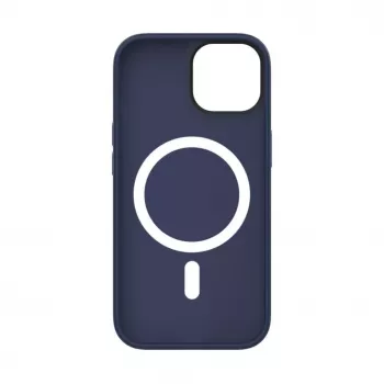 Connect Apple iPhone 15 Hybrid Case mit Magnet, PC+TPU, Blau