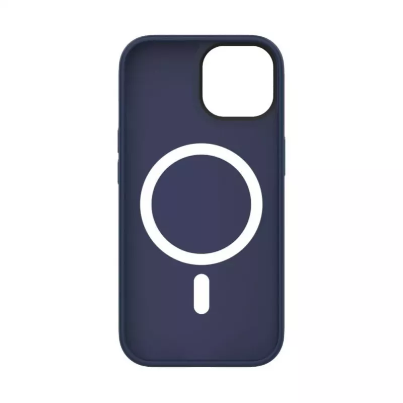 Connect Apple iPhone 15 Hybrid Case mit Magnet, PC+TPU, Blau