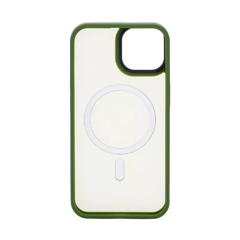 Connect Apple iPhone 15 Hybrid Case mit Magnet PC+TPU Grün