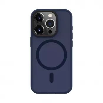 Connect Apple iPhone 15 Pro Hybrid Case mit Magnet, PC+TPU, Blau