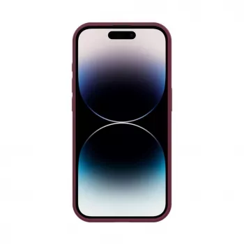 Connect Apple iPhone 15 Pro Hybrid Case mit Magnet PC+TPU Pflaume