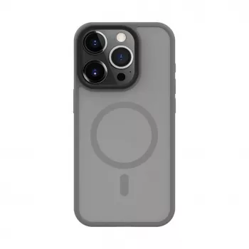 Connect Apple iPhone 15 Pro Max Hybrid Case mit Magnet PC+TPU Silber