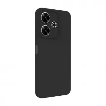 Evelatus Xiaomi Poco M6 Premium Soft Touch Silikonhülle Schwarz