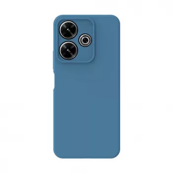 Evelatus Xiaomi Poco M6 Premium Soft Touch Silikonhülle Mitternachtsblau