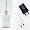 Evelatus USB-A und USB-C 30W Max EU-Ladegerät Schwarz
