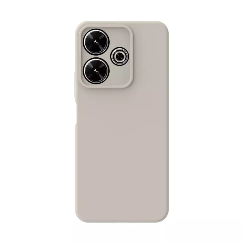 Connect Xiaomi Redmi Note 13 4G Premium Quality Soft Touch Silicone Case Silver