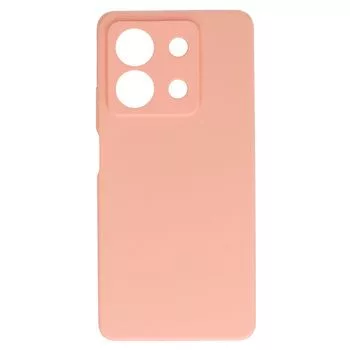Connect Xiaomi Poco X6 Premium Qualität Soft Touch Silikonhülle Pink Sand