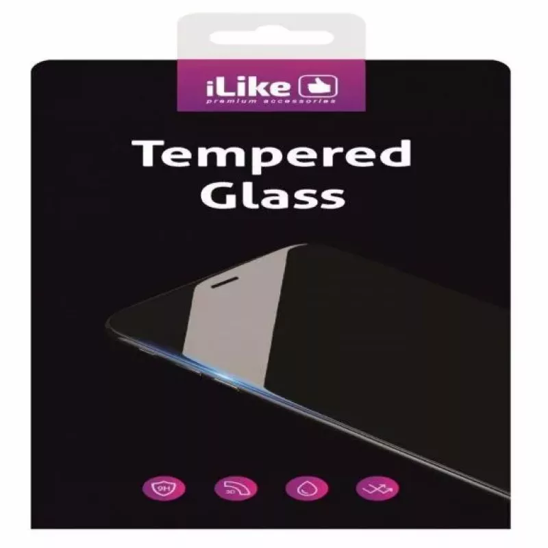 iLike Xiaomi Redmi Note 13 Pro 4G / Poco M6 Pro Privacy 2.5D Silk Full Cover Japan Glue Anti-Static Super Strong Black