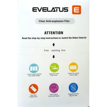Evelatus Universal Tablet Hydrogel Film for Cutter Transparent