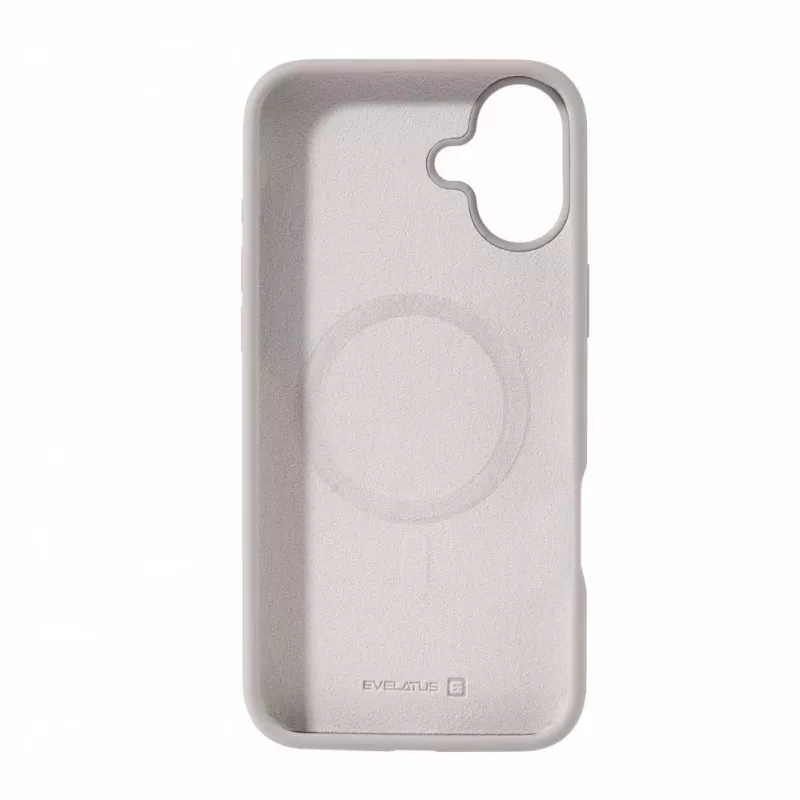 Evelatus Apple iPhone 16 Premium MagSafe Soft Touch Silicone Case Weiß