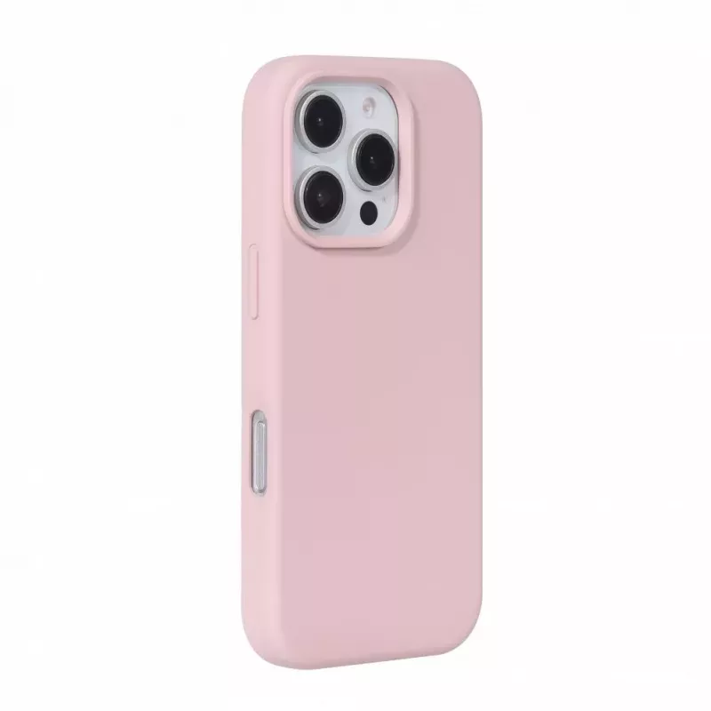 Evelatus Apple iPhone 16 Pro Premium Magsafe Soft Touch Silicone Case Pink Sand