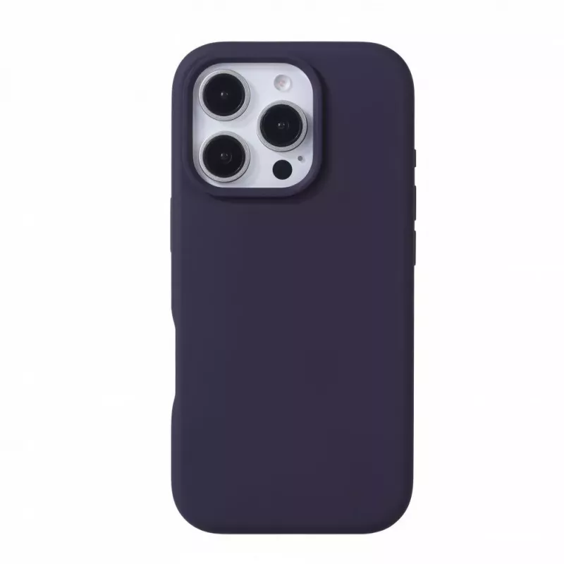Evelatus Apple iPhone 16 Pro Premium MagSafe Soft Touch Silikonhülle Tiefes Lila