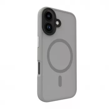 Evelatus Apple iPhone 16 Hybrid Case mit MagSafe PC+TPU Silber