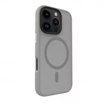 Evelatus Apple iPhone 16 Pro Hybrid Case mit MagSafe PC+TPU Silber