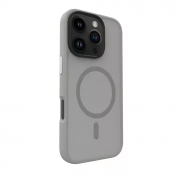 Evelatus Apple iPhone 16 Pro Max Hybrid Case mit MagSafe PC+TPU Silber