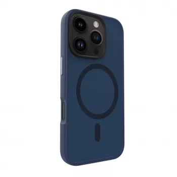 Evelatus Apple iPhone 16 Pro Hybrid Case mit MagSafe PC+TPU Dunkelblau