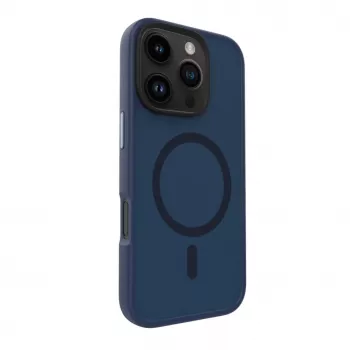 Evelatus Apple iPhone 16 Pro Max Hybrid Case mit MagSafe PC+TPU Dunkelblau
