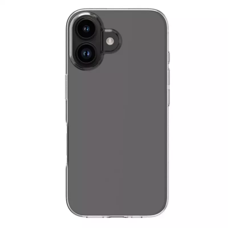 Evelatus Apple iPhone 16 Clear Silicone Case 1.5mm TPU Transparent