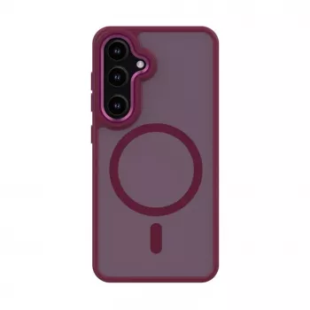 Evelatus Samsung Galaxy S24 Shield Case With MagSafe Matte Red