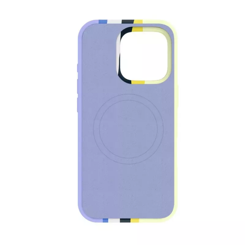 Evelatus Apple iPhone 16 Pro Max Multi-Colored Silicone Case With MagSafe Ceramic White