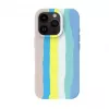 Evelatus Apple iPhone 16 Pro Max Multi-Colored Silicone Case With MagSafe Beige Cream