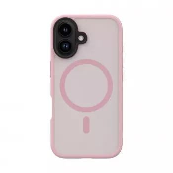 Evelatus Apple iPhone 16 Hybrid Case mit MagSafe PC+TPU Pink