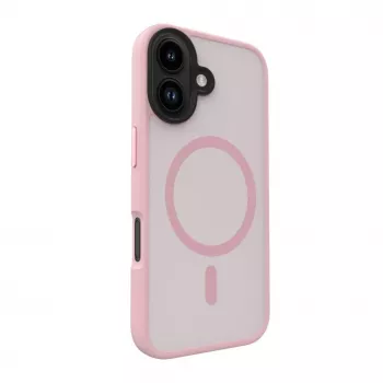Evelatus Apple iPhone 16 Hybrid Case mit MagSafe PC+TPU Pink