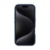 Evelatus Apple iPhone 16 Pro Premium Magsafe mit Standfuß Soft Touch Silikonhülle Dunkelblau