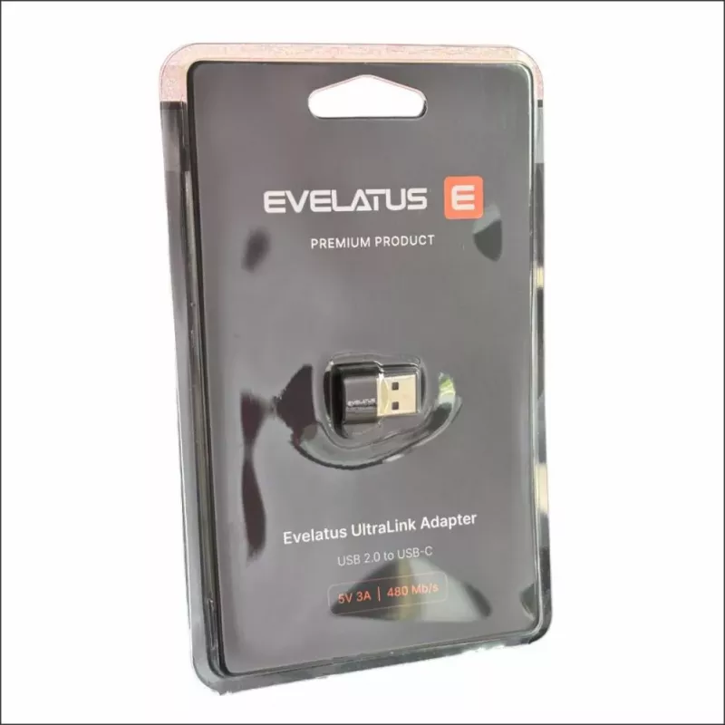 EVELATUS UltraLink OTG Adapter USB 3.0 auf USB-C 5V 3A 480 Mb/s Abyss Blue