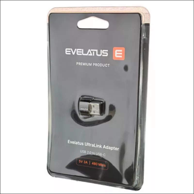 EVELATUS UltraLink OTG Adapter USB 3.0 auf USB-C 5V 3A 480 Mb/s Abyss Blue