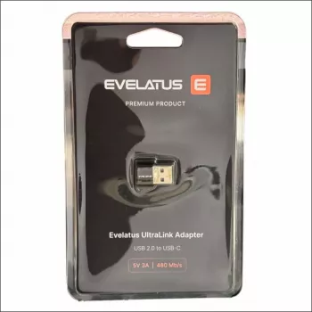 EVELATUS UltraLink OTG Adapter USB 3.0 auf USB-C 5V 3A 480 Mb/s Abyss Blue