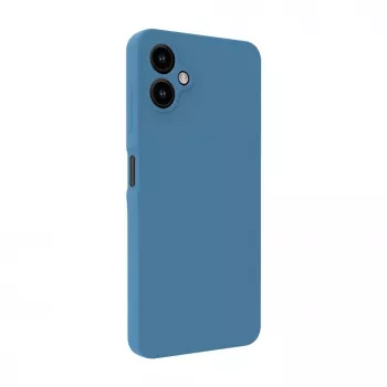 Evelatus Samsung Galaxy A06 5G Premium Magnetic Soft Touch Silicone Case Navy Blue